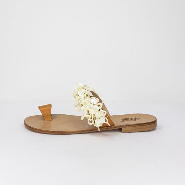 Sandali infradito fascia flower