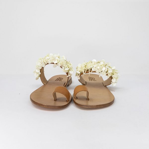 Sandali infradito fascia flower