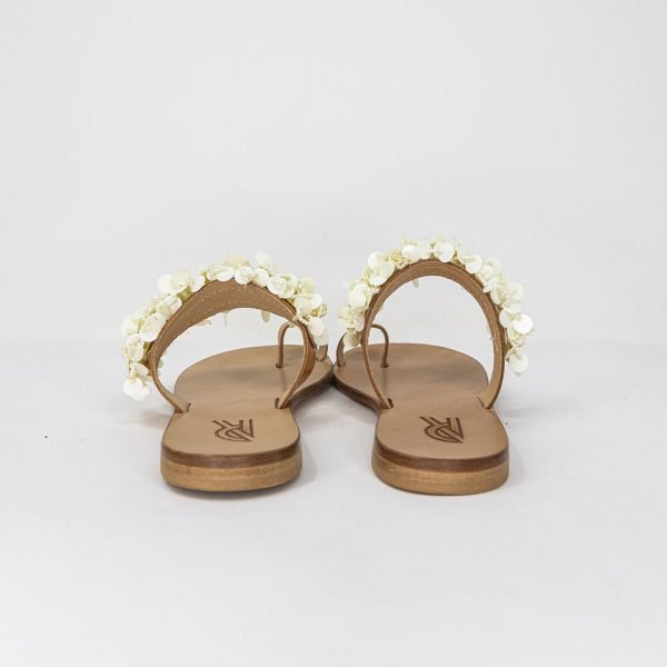 Sandali infradito fascia flower