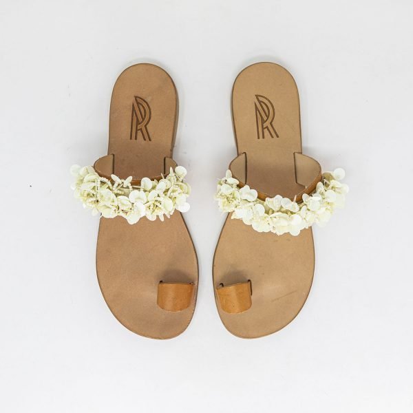 Sandali infradito fascia flower