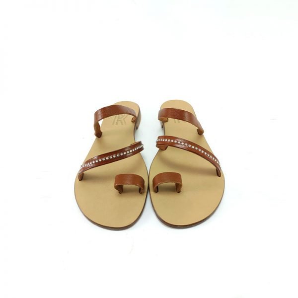 Sandali infradito fasce brillanti