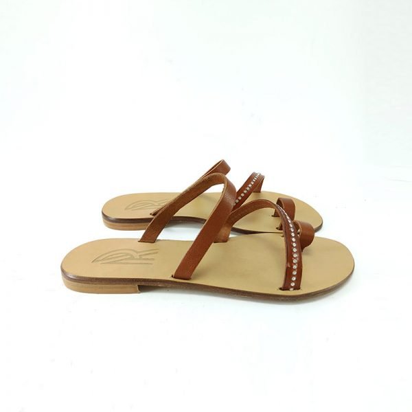 Sandali infradito fasce brillanti