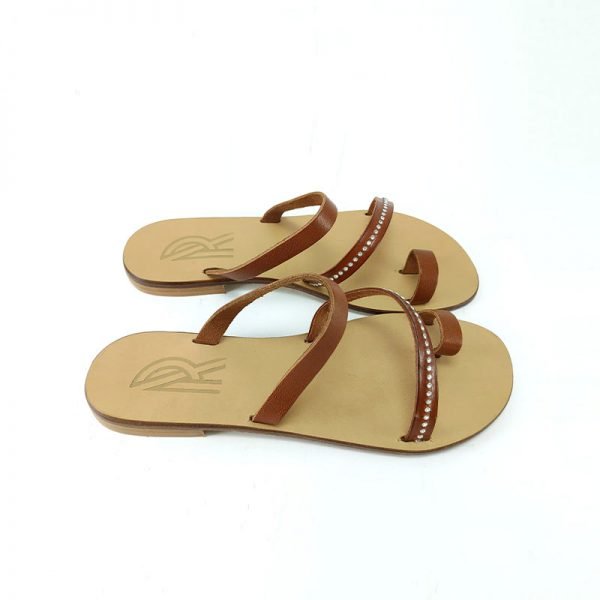 Sandali infradito fasce brillanti