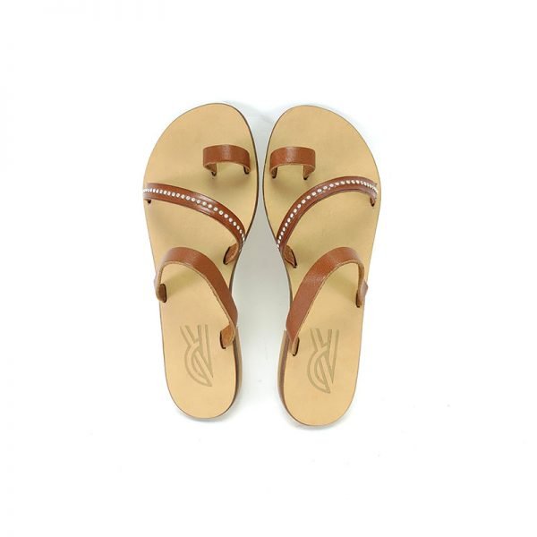 Sandali infradito fasce brillanti