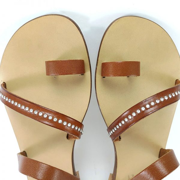 Sandali infradito fasce brillanti