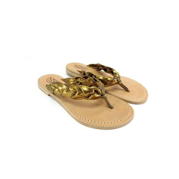 Sandali infradito treccia