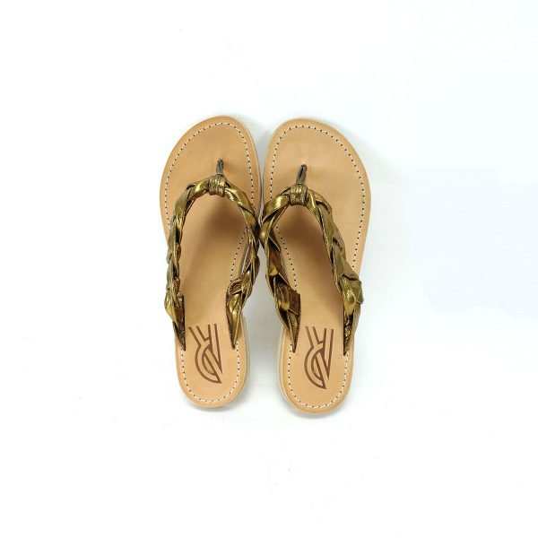 Sandali infradito treccia