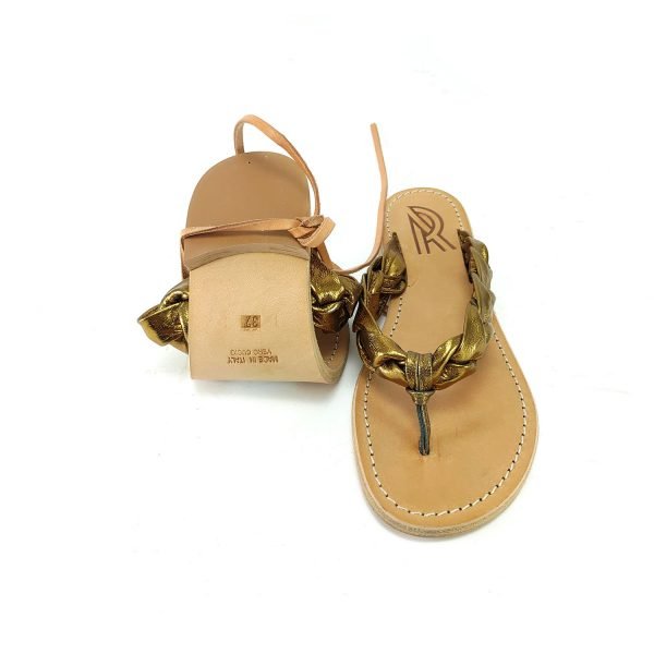 Sandali infradito treccia