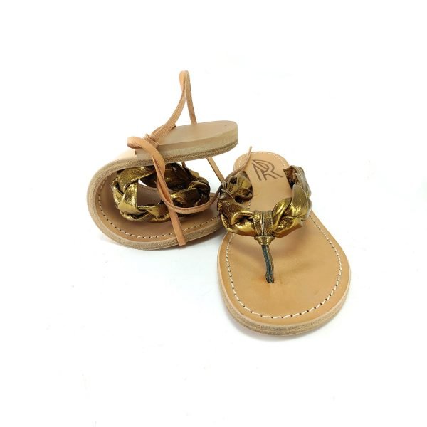 Sandali infradito treccia