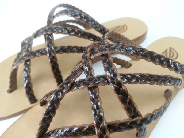 Sandali infradito rete treccine