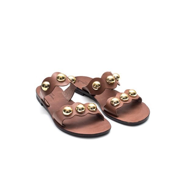 Sandali ciabatta borchie