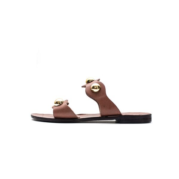 Sandali ciabatta borchie