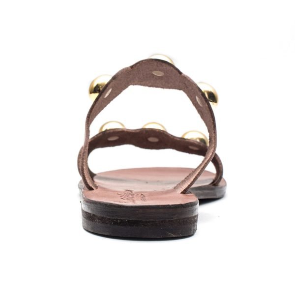 Sandali ciabatta borchie