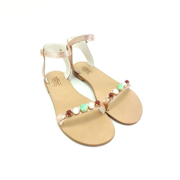 Sandali fibbia glitter