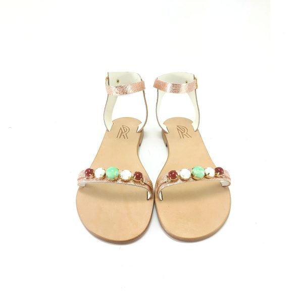 Sandali fibbia glitter