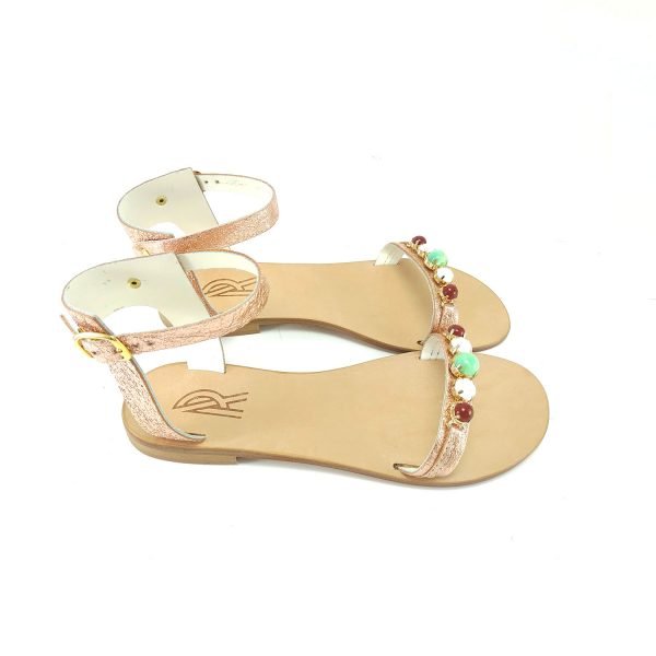 Sandali fibbia glitter