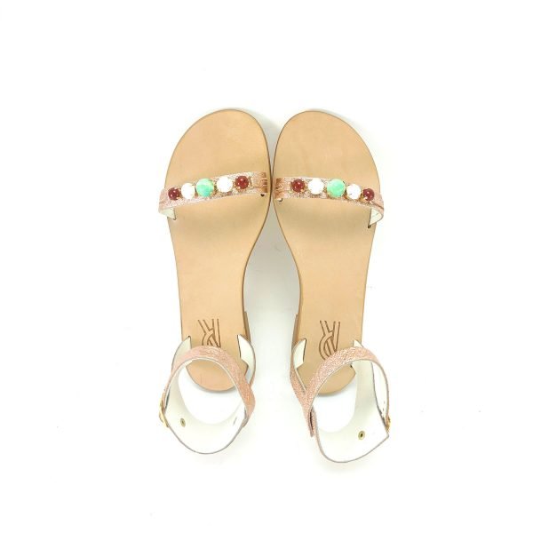 Sandali fibbia glitter