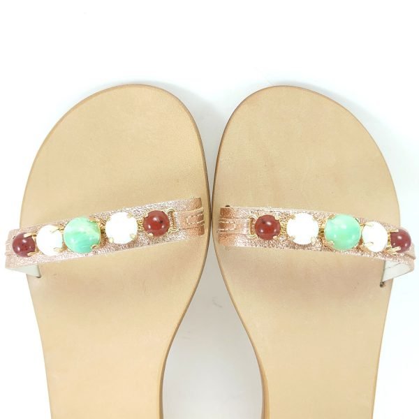 Sandali fibbia glitter