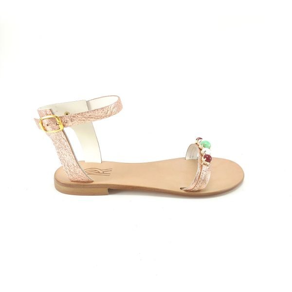 Sandali fibbia glitter