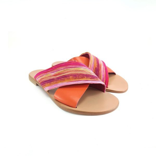 Sandali ciabatta incrocio arcobaleno