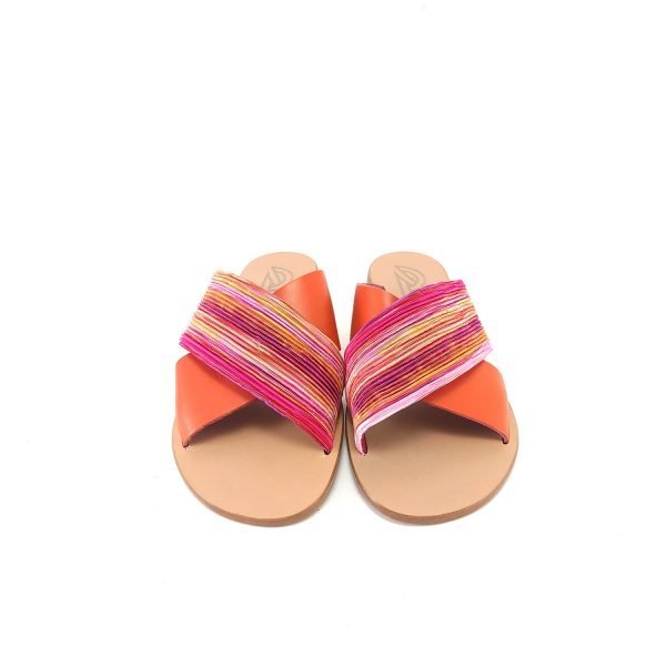 Sandali ciabatta incrocio arcobaleno