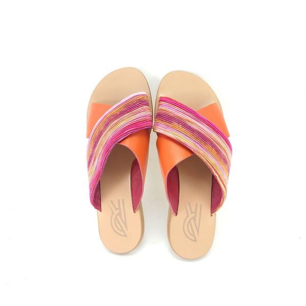 Sandali ciabatta incrocio arcobaleno