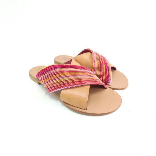 Sandali ciabatta incrocio arcobaleno