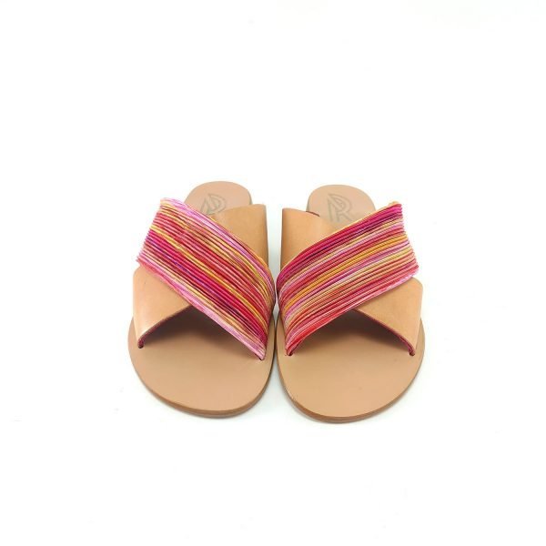 Sandali ciabatta incrocio arcobaleno