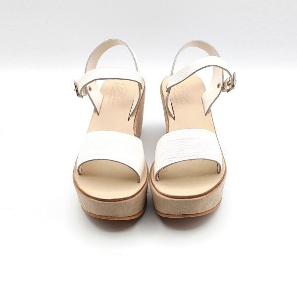 Sandali zeppa fascia