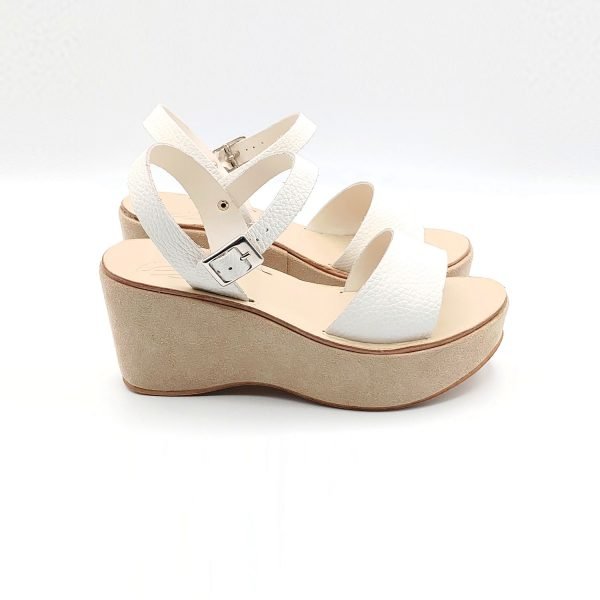 Sandali zeppa fascia