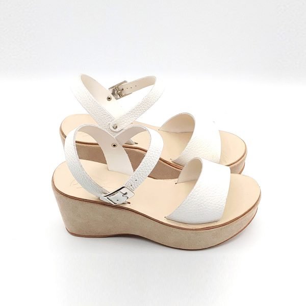 Sandali zeppa fascia