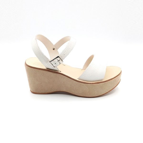 Sandali zeppa fascia