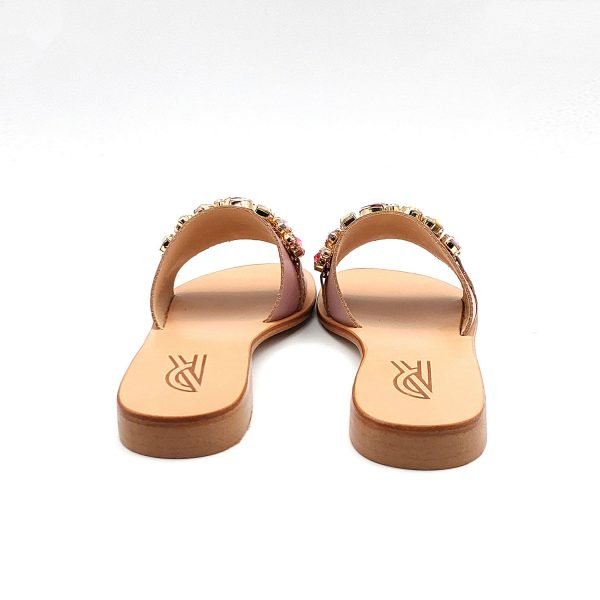 Sandali ciabatta fascia con pietre