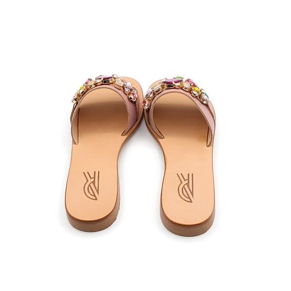 Sandali ciabatta fascia con pietre