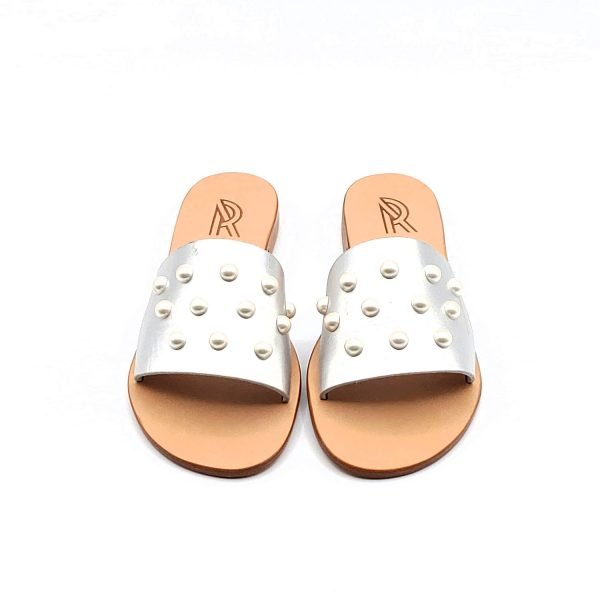 Sandali ciabatta con borchie