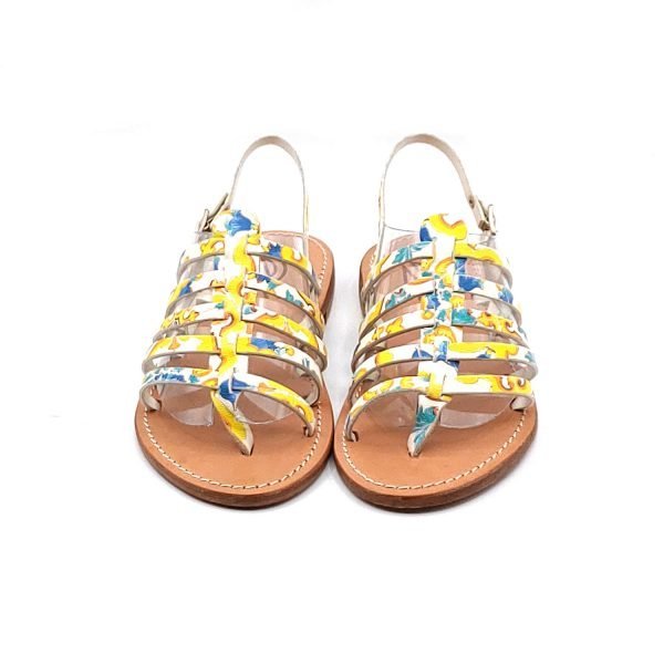 Sandali infradito bassi maiolica