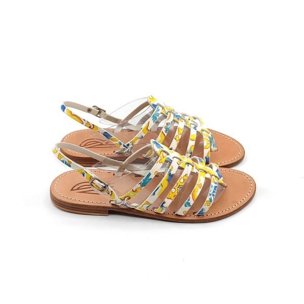 Sandali infradito bassi maiolica
