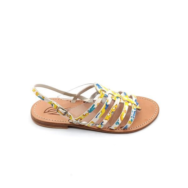 Sandali infradito bassi maiolica