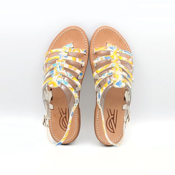 Sandali infradito bassi maiolica