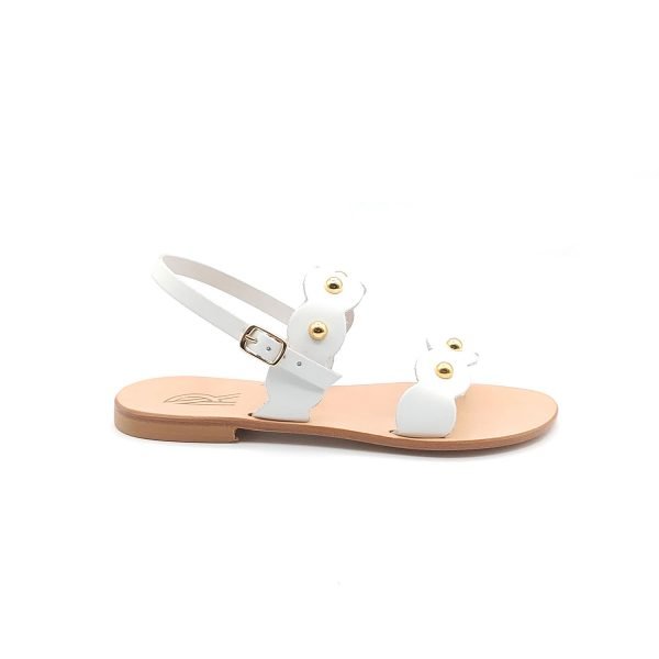 Sandali fascia con borchie