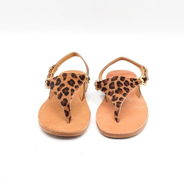 Sandali infradito con fibbia