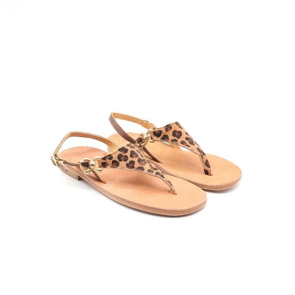 Sandali infradito con fibbia