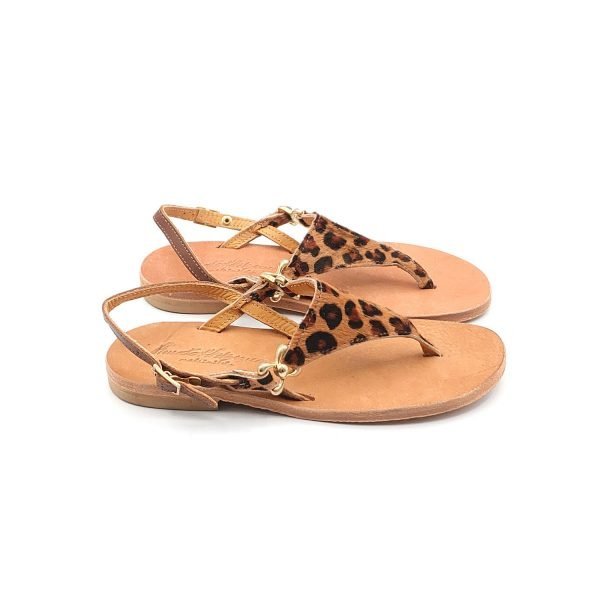 Sandali infradito con fibbia