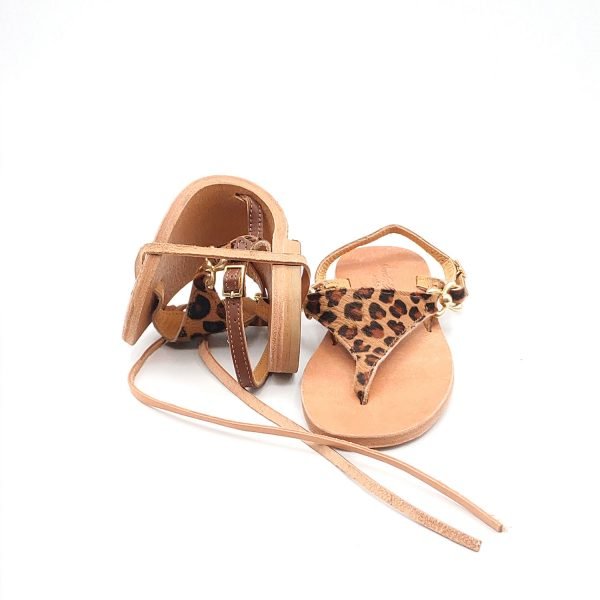 Sandali infradito con fibbia