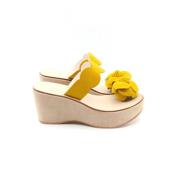 Sandalo zeppa infradito