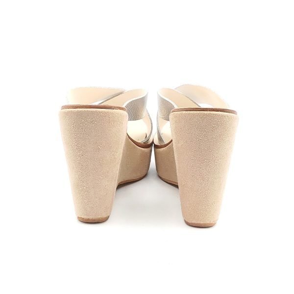 Sandali zeppa incrocio