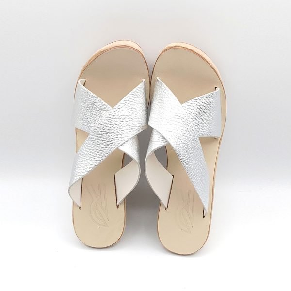 Sandali zeppa incrocio