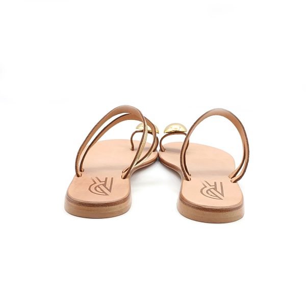 Sandali infradito platinati