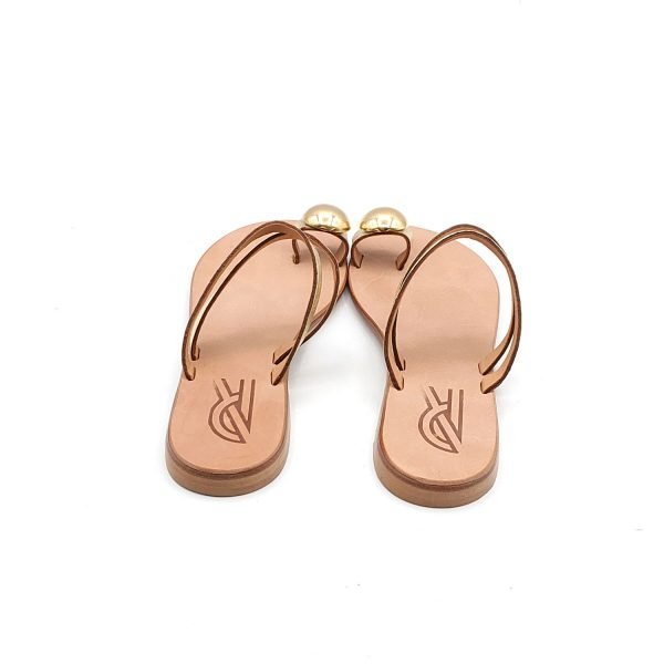 Sandali infradito platinati