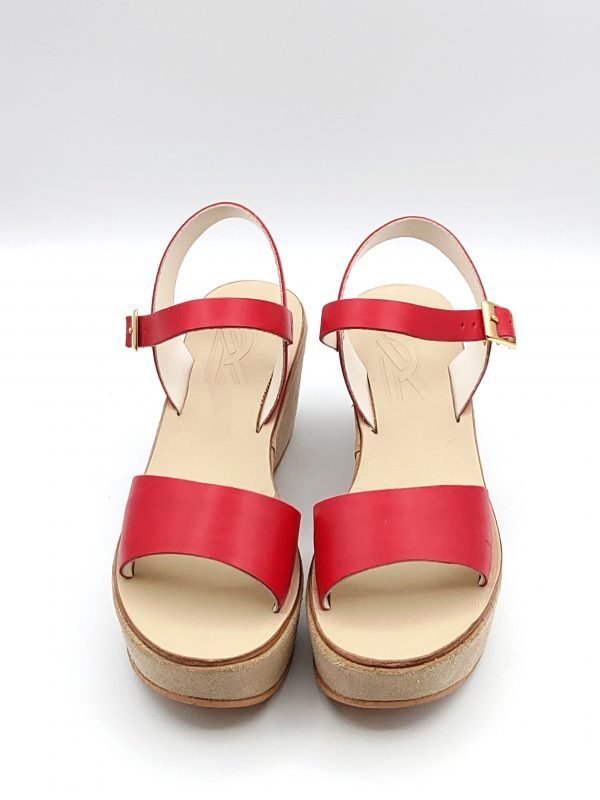 Sandali zeppa fascia